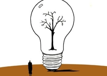 Una vignetta che rappresenta un consumo eccessivo di energia, Credit iStockphoto