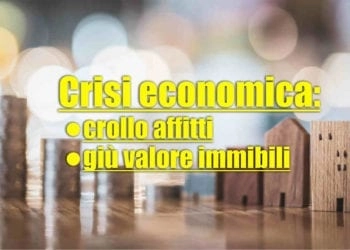 Crisi economica e del valore immobiliare. Foto credit IstockPhoto.