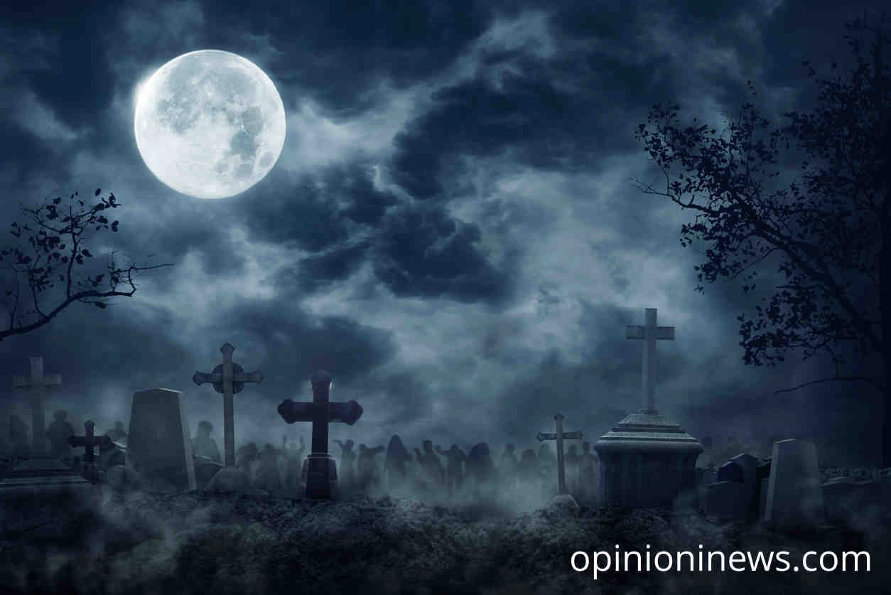 Inquietante cimitero. Credit IstockPhoto.